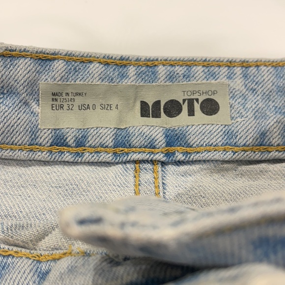 TOPSHOP JEAN skirt Size 0 - Picture 5 of 8